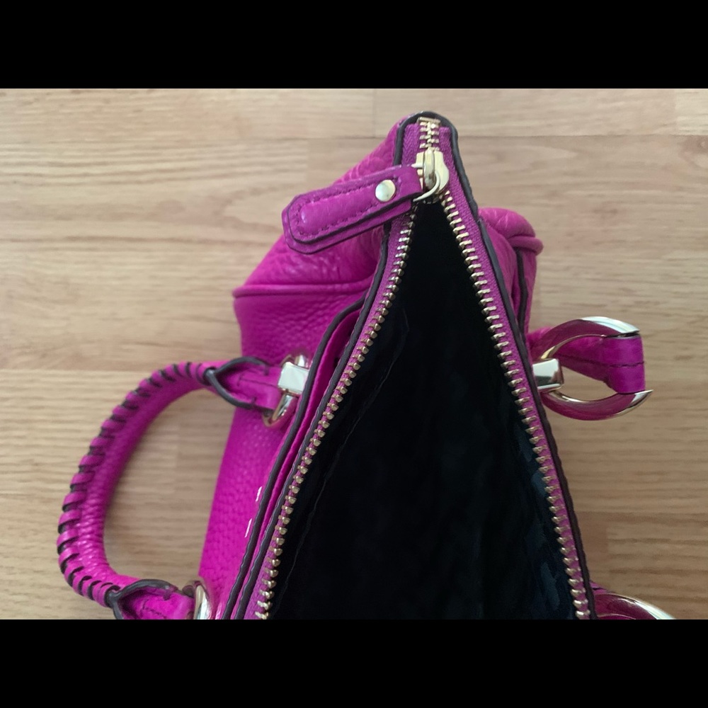 Hot pink/purple DVF purse-small - Picture 3 of 3